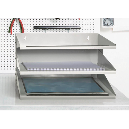 Artikelbild für DURABLE Sortierstation grau mit 3 Fächer, Artikelnummer 445066