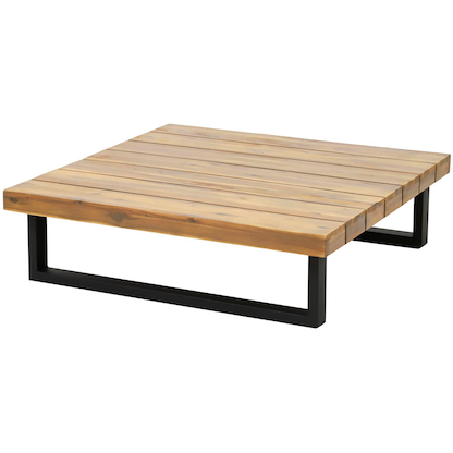 Artikelbild 5 für Garden Pleasure Loungegruppe ACAPULCO anthrazit, schwarz Holz, Metall, 13-teilig, Artikelnummer 897732