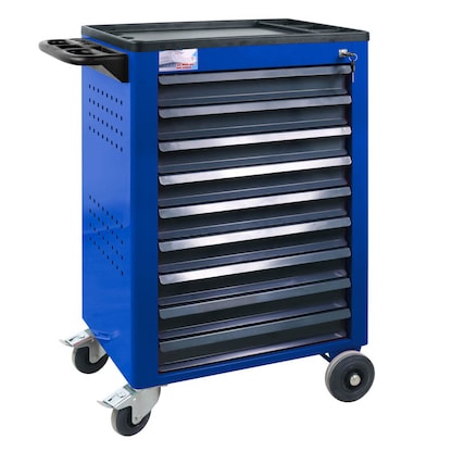 Artikelbild 3 für ADB Basic Werkstattwagen blau 9 Schubladen, Artikelnummer 206831