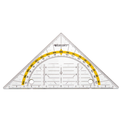 Artikelbild 24 für WESTCOTT Geometrie-Dreieck 14,0 cm, Artikelnummer 420245