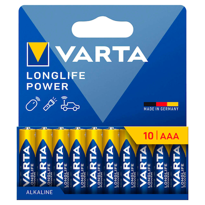 Artikelbild 3 für 10 VARTA Batterien LONGLIFE Power Mignon AA 1,5 V, Artikelnummer 404267