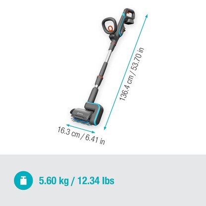 Artikelbild 3 für GARDENA AquaBrush Universal 04/18V P4A Ready-To-Use Set Akku-Terrassenreiniger-Set 18,0 V, mit 1 Akku, Artikelnummer 499149