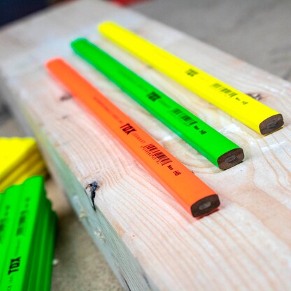 Artikelbild 3 für TOX Zimmermannsbleistift HB neonorange, 12 St., Artikelnummer 560344