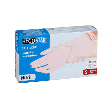 Artikelbild 20 für HYGOSTAR unisex Einmalhandschuhe SAFE LIGHT rosa Größe S, 100 St., Artikelnummer 228239
