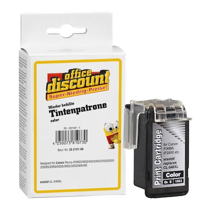 Artikelbild 13 für office discount cyan, magenta, gelb Druckkopf kompatibel zu Canon CL-546XL, Artikelnummer 202147