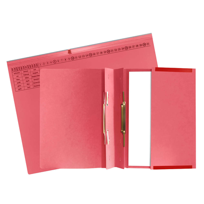 Artikelbild 16 für 25 Exacompta Hängehefter Exaflex Karton rot 2 x kaufmännische Heftung, Artikelnummer 111221