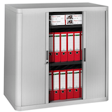 Artikelbild 1 für PAPERFLOW easyOffice Rollladenschrank lichtgrau ohne Fachböden 110,0 x 41,5 x 104,0 cm, Artikelnummer 587212