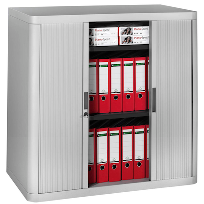 Artikelbild für PAPERFLOW easyOffice Rollladenschrank lichtgrau ohne Fachböden 110,0 x 41,5 x 104,0 cm, Artikelnummer 587212