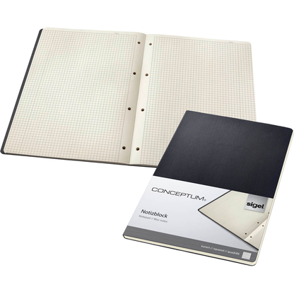 Artikelbild für SIGEL Briefblock Conceptum® gelocht DIN A4 kariert, Artikelnummer 360634