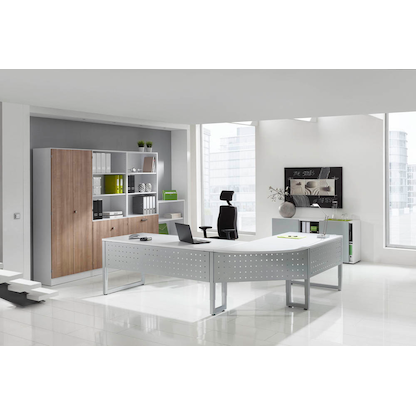 Artikelbild 4 für HAMMERBACHER SI08 Sichtblende silber 75,0 x 35,0 cm, Artikelnummer 864506