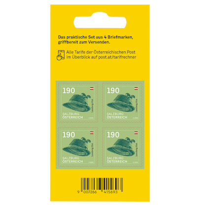 Artikelbild 3 für Porto bis 30.04.2025: Österreichische Post 1,90 € Briefmarken ECO S (Welt) / ECO M (EU + Rest Europa) 