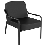 Artikelbild 1 für medso powered by PAPERFLOW Sessel MEDSO M Rund schwarz Kunstleder, 1 St., Artikelnummer 522407