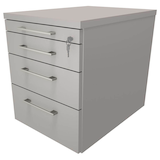 Artikelbild 1 für fm Oldenburg Rollcontainer lichtgrau 4 Auszüge 43,4 cm 60,0 cm, Artikelnummer 137972