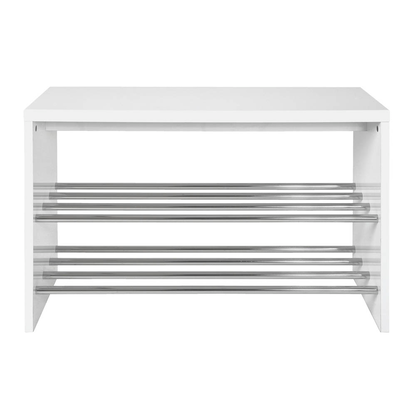 Artikelbild 3 für HAKU Möbel Schuhbank 95331 chrom Holz 81,0 cm, Artikelnummer 558431