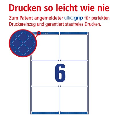 Artikelbild 7 für 600 AVERY Zweckform Versandetiketten L7166-100 weiß 99,1 x 93,1 mm, Artikelnummer 358044