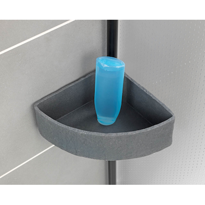 Artikelbild 8 für WENKO Teleskop-Duschregal Villata schwarz 28,0 x 20,5 x 78,0-275,0 cm, Artikelnummer 804231