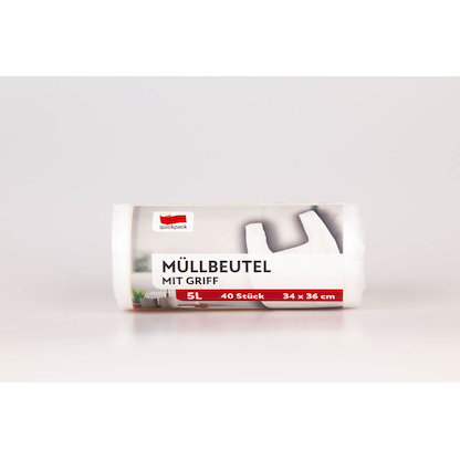 Artikelbild 8 für quickpack Müllbeutel 5,0 l weiß, 40 St., Artikelnummer 149009