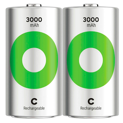 Artikelbild 7 für 2 GP Akkus ReCyko+ Baby C 3.000 mAh, Artikelnummer 255309