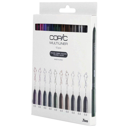 Artikelbild 5 für COPIC® Multiliner Color Fineliner farbsortiert 0,3 mm, 10 St., Artikelnummer 360939