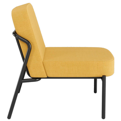 Artikelbild 2 für medso powered by PAPERFLOW Sessel MEDSO S Rund gelb schwarz Stoff, 1 St., Artikelnummer 522142