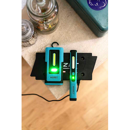 Artikelbild 2 für HAZET 1979NW/3 wireless charging LED Werkstattlampen-Set blau, Artikelnummer 727379