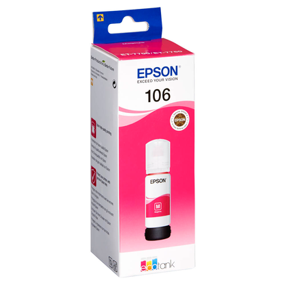 Artikelbild 2 für EPSON 106/T00R34 magenta Tintenflasche, Artikelnummer 435812