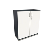 Artikelbild 1 für fm Aktenschrank Sidney, 4260429764570 lavagrau, weiß 2 Fachböden 100,0 x 44,2 x 113,3 cm, Artikelnummer 411667