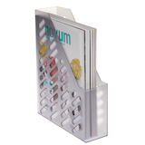 Artikelbild 1 für Stehsammler 1601-T-69 grau-transparent Kunststoff, DIN A4, Artikelnummer 831703