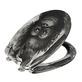 Artikelbild 1 für WENKO WC-Sitz Affe schwarz, Artikelnummer 812364