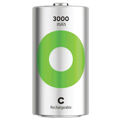 Artikelbild 2 für 2 GP Akkus ReCyko+ Baby C 3.000 mAh, Artikelnummer 255309