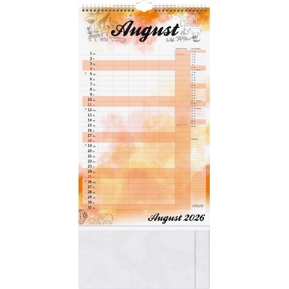 Artikelbild 3 für BRUNNEN Familienkalender Teamkalender 2026, Artikelnummer 594899