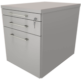 Artikelbild 1 für fm Oldenburg Rollcontainer lichtgrau 3 Auszüge 43,4 x 60,0 x 54,0 cm, Artikelnummer 137994