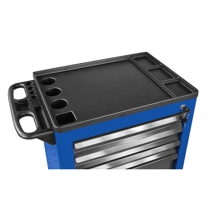 Artikelbild 6 für ADB Basic Werkstattwagen befüllt blau 6 Schubladen, Artikelnummer 206868