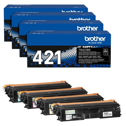 Artikelbild 5 für brother TN-421BK/C/M/Y schwarz, cyan, magenta, gelb Toner, 4er-Set, Artikelnummer 336956