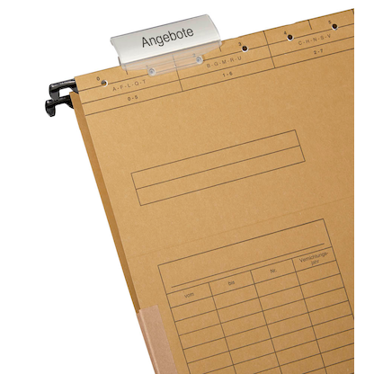 Artikelbild 6 für AKTION: 50 office discount Hängetaschen naturbraun + GRATIS office discount Zettelbox, Artikelnummer 532471