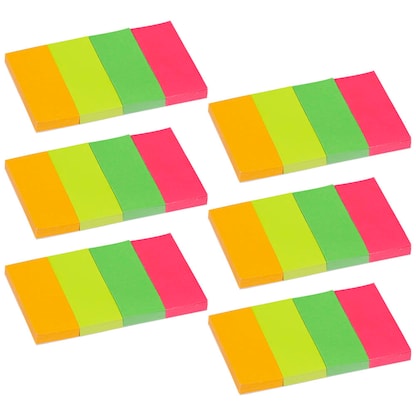 Artikelbild 2 für AKTION: office discount Haftmarker farbsortiert 6x 160 Streifen, Artikelnummer 246254