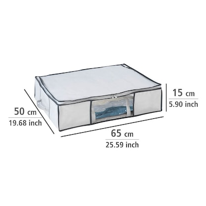 Artikelbild 6 für WENKO Soft Box M Vakuum-Unterbettkommode perlweiß/grau 65,0 x 15,0 x 50,0 cm, Artikelnummer 811564
