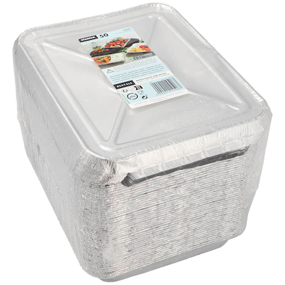 Artikelbild 2 für 50 STARPAK Menüschalen mit Deckel 830,0 ml, Artikelnummer 238392