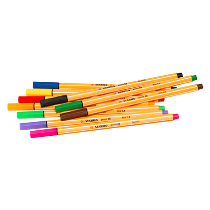 Artikelbild 2 für STABILO point 88 Fineliner farbsortiert 0,4 mm, 10 St., Artikelnummer 313007