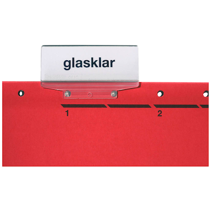 Artikelbild 2 für 50 LEITZ Vollsichtreiter transparent, Artikelnummer 157436