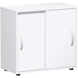 Artikelbild 1 für geramöbel Schiebetürenschrank Flex, S-382501-WW weiß 1 Fachboden 80,0 x 40,0 x 75,2 cm, Artikelnummer 876401