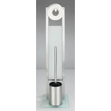 Artikelbild 1 für WENKO WC-Garnitur Rivalta silber Metall, Artikelnummer 154643