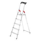 Artikelbild 1 für Hailo Stehleiter einseitig L60 StandardLine silber 5 Stufen, H: 184,0 cm, Artikelnummer 825974