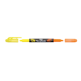 Artikelbild 1 für Pentel Twin Checker SLW8-GF Textmarker gelb, 1 St., Artikelnummer 861134