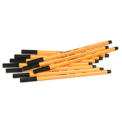 Artikelbild für STABILO point 88 Fineliner schwarz 0,4 mm, 10 St., Artikelnummer 313015