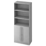 Artikelbild 1 für HAMMERBACHER Regalschrank 7700 NU, V7700/5/5/NU lichtgrau 80,0 x 42,0 x 200,4 cm, Artikelnummer 864847