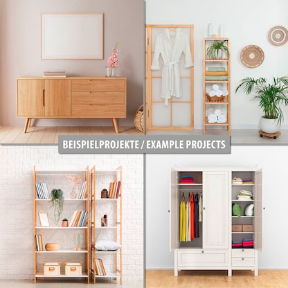 Artikelbild 4 für TOX Kipp Stopp 01160131 Möbel-Kippsicherung-Set, 24-teilig, Artikelnummer 560528