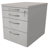 Artikelbild 1 für fm Sidney Rollcontainer lichtgrau 4 Auszüge 43,4 x 60,0 x 54,0 cm, Artikelnummer 137663