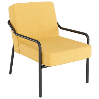 Artikelbild 19 für medso powered by PAPERFLOW Sessel MEDSO M gelb schwarz Stoff, 1 St., Artikelnummer 522266