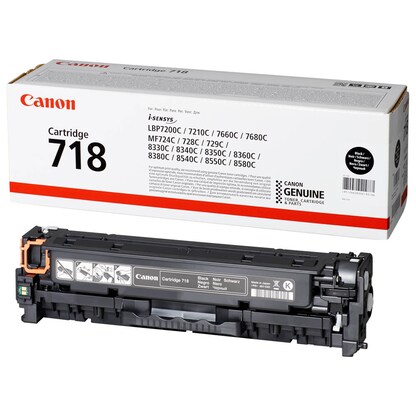 Artikelbild 10 für Canon 718 BK schwarz Toner, Artikelnummer 380667